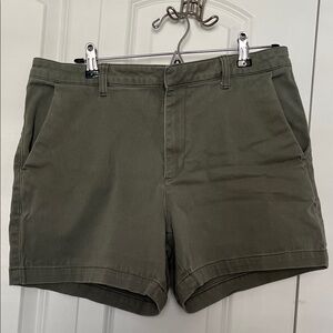 Banana Republic Light Green Casual Shorts